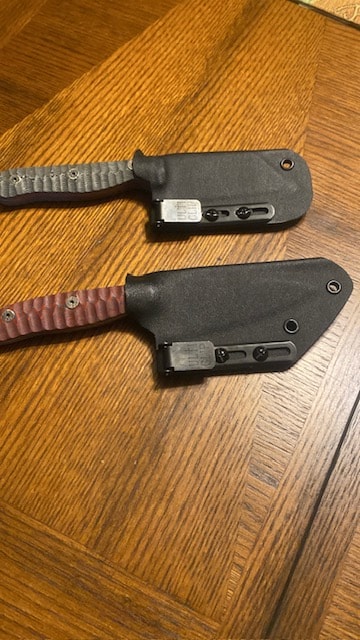 Knives with Kydex Sheaths